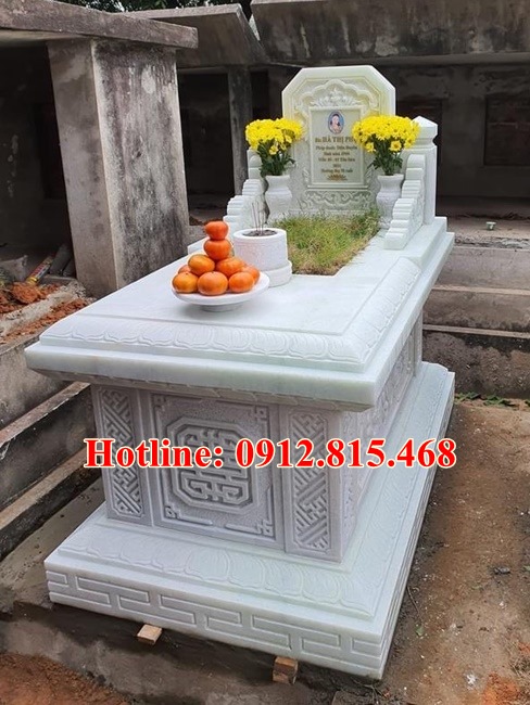 Mộ đá bành đẹp thiết kế hiên đại chất lượng cao - Mộ đá đẹp